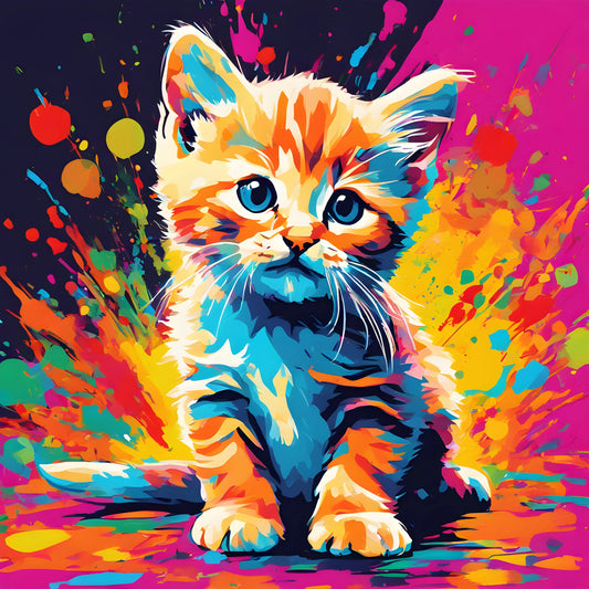 Chaton Painted Love